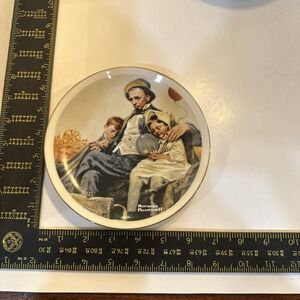 Norman Rockwell Porcelain 7" Plate Made in Japan exclusively for IMM